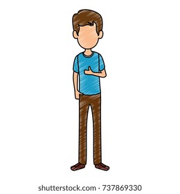 young man avatar character