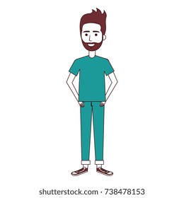 young man avatar character