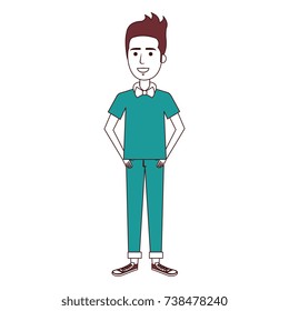 young man avatar character