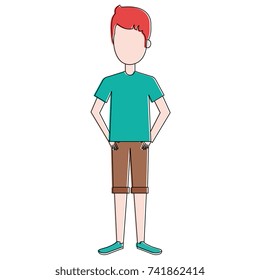 young man avatar character