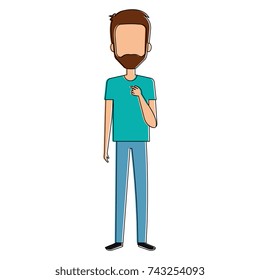 young man avatar character
