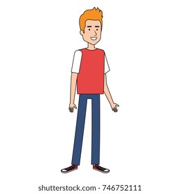 young man avatar character