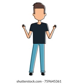 young man avatar character