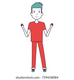 young man avatar character