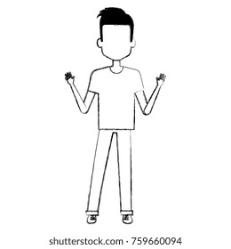 young man avatar character