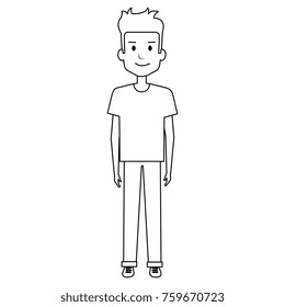 young man avatar character