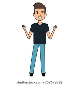 young man avatar character