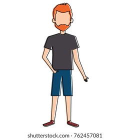 young man avatar character
