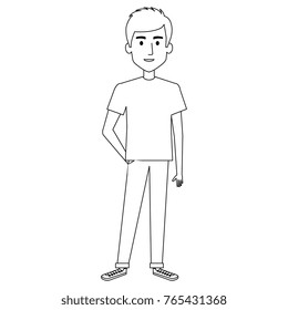 young man avatar character