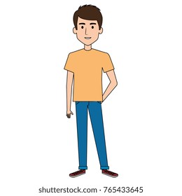 young man avatar character