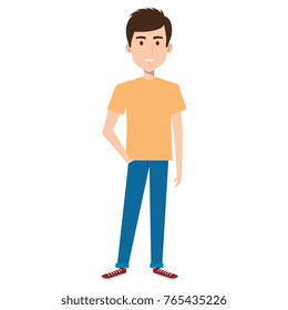young man avatar character