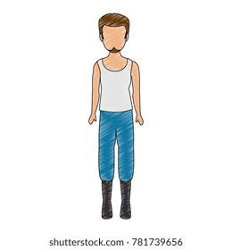 young man avatar character