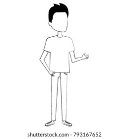 young man avatar character