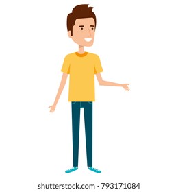 young man avatar character
