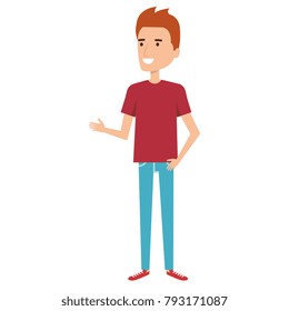 young man avatar character