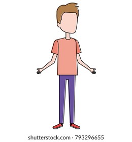 young man avatar character
