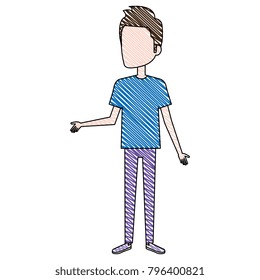 young man avatar character
