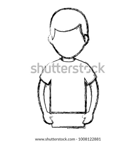 young man avatar character