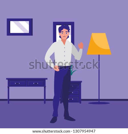 young man avatar character