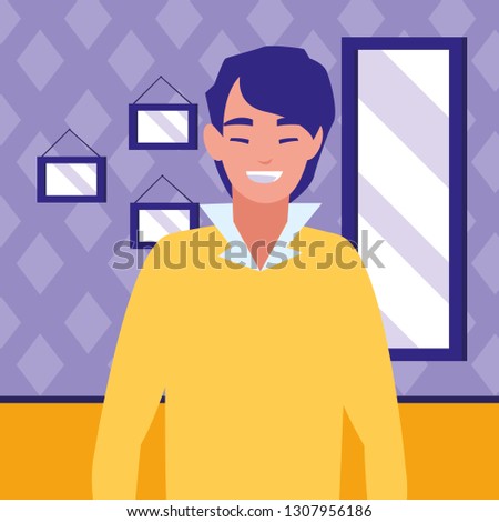 young man avatar character