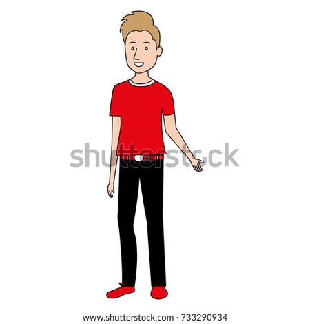 young man avatar character