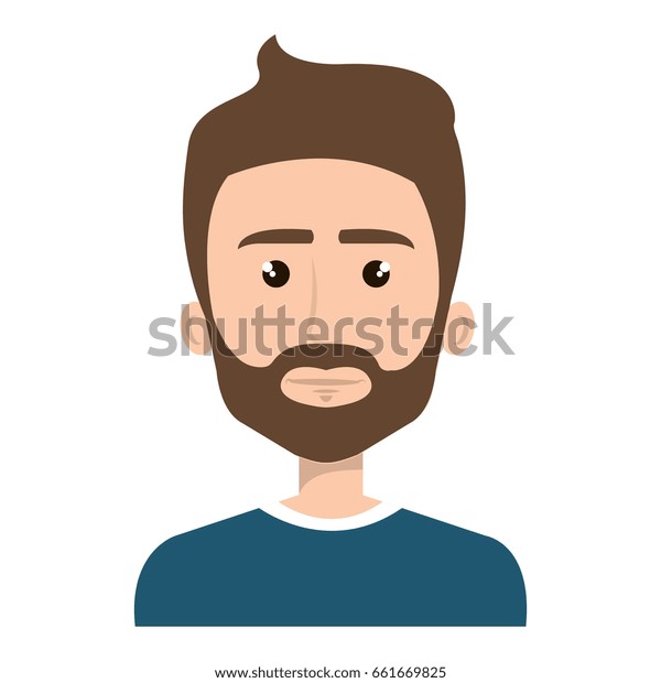 Young Man Avatar Character Stock Vector (Royalty Free) 661669825 ...