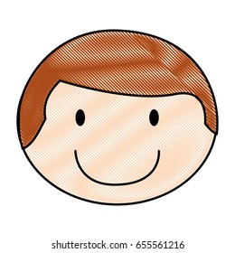young man avatar character head