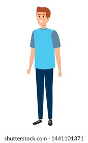 young man avatar character icon