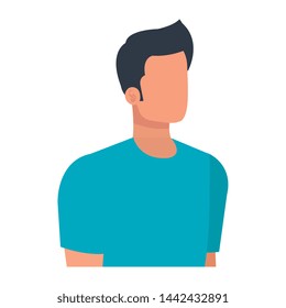 young man avatar character icon