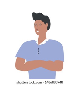 young man avatar character icon