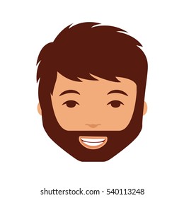 young man avatar character vector illustration design