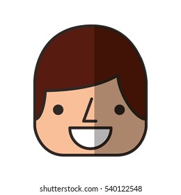 young man avatar character vector illustration design