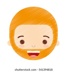 young man avatar character vector illustration design
