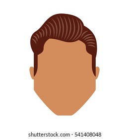 young man avatar character vector illustration design