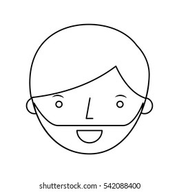 young man avatar character vector illustration design
