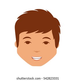 young man avatar character vector illustration design