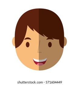 young man avatar character vector illustration design