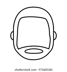 young man avatar character vector illustration design