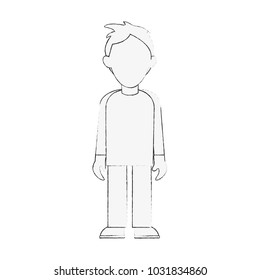 Young man avatar full body
