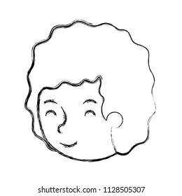 young man avatar head character