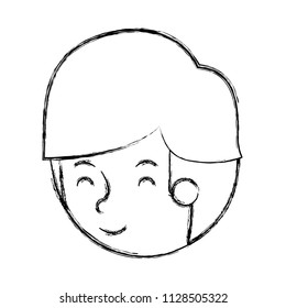 young man avatar head character