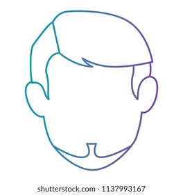 young man avatar head character