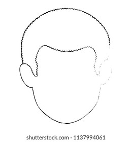 young man avatar head character