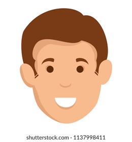 young man avatar head character