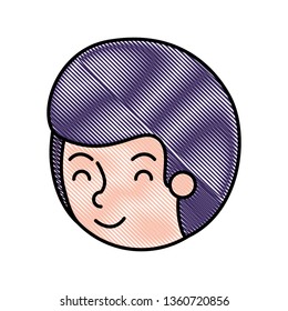 young man avatar head character