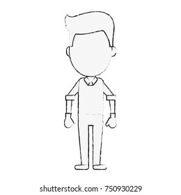Young man avatar icon vector illustration graphic design