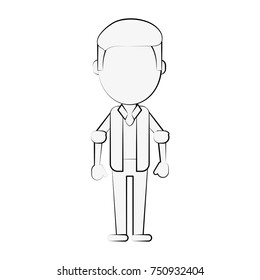 Young man avatar icon vector illustration graphic design