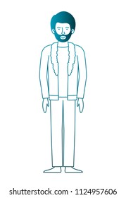young man with beard avatar character
