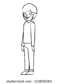 young man with beard avatar character