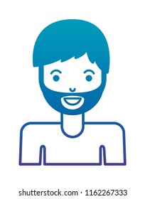 young man with beard avatar character
